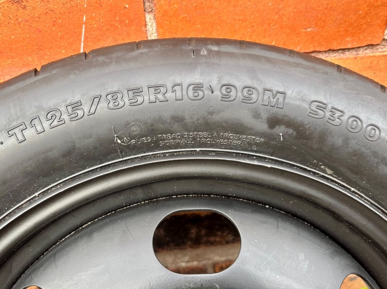 Ford Space Saver wheel and roof bars. 