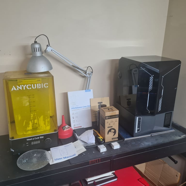 image for 3d printer (Saturn 4) + Anycubic wash and cure plus, and accessories