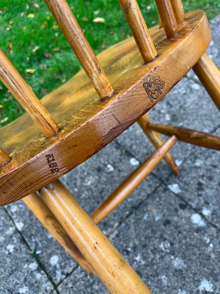 Pair of Ercol Windsor dining chairs (delivery available)