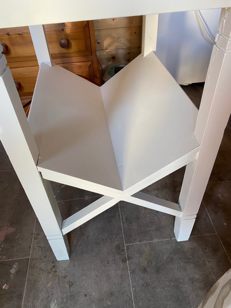 Quirky bedside table Union Jack
