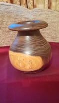 Turned Wooden Pot