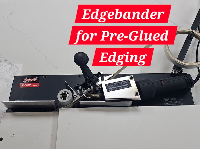 Edgebander (Freud EB100) for Pre Glued Edgebanding. 240v. Cheaper than Festool Conturo.