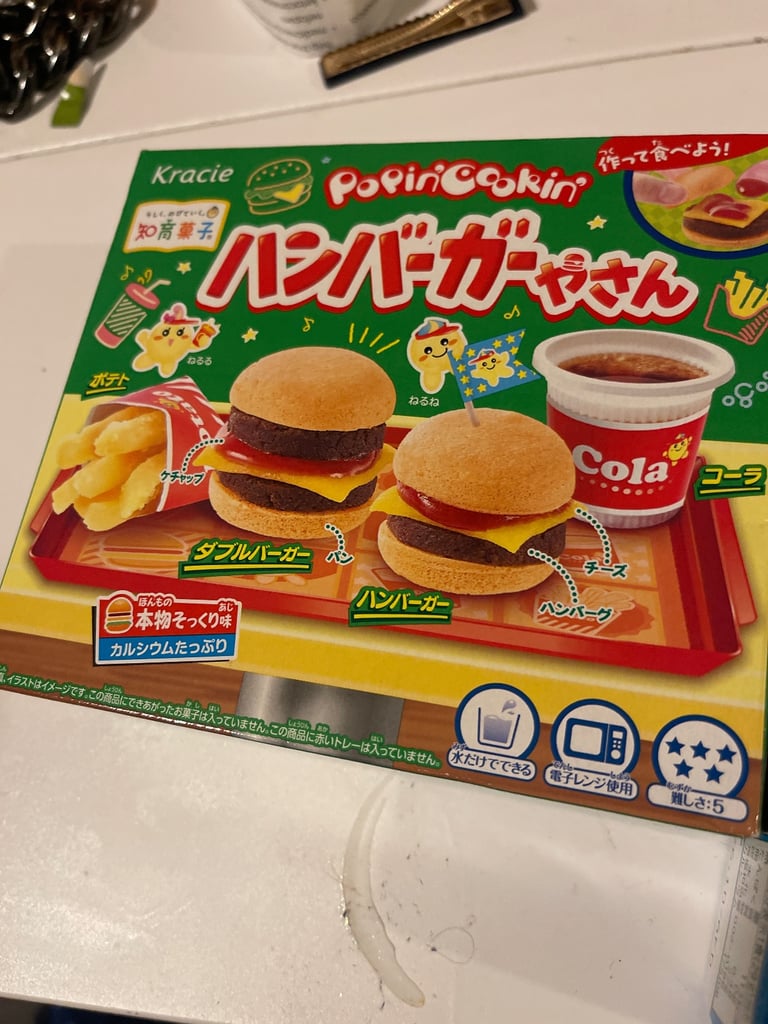 Japanese Sweets “Poppin Cookin” (kids love it)
