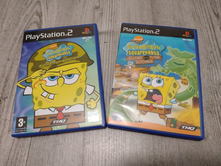image for PS2 SpongeBob games x 2