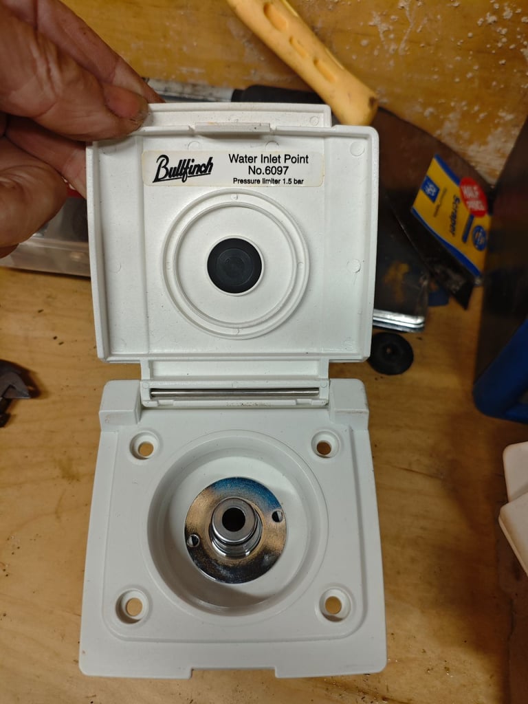 Caravan water connector