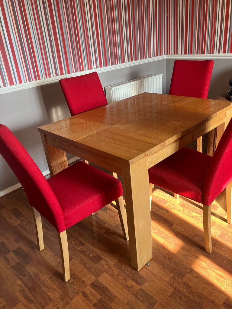 image for Dinning table and 4 chairs 