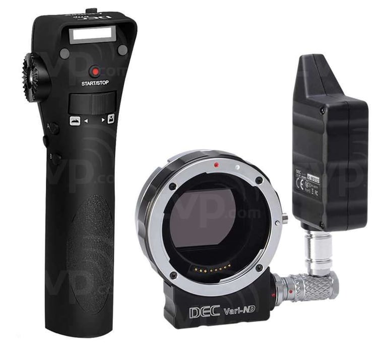 image for Aputur VariND electronic ND filter for MFT or E mount cameras, to EF EFS lenses, also focus puller