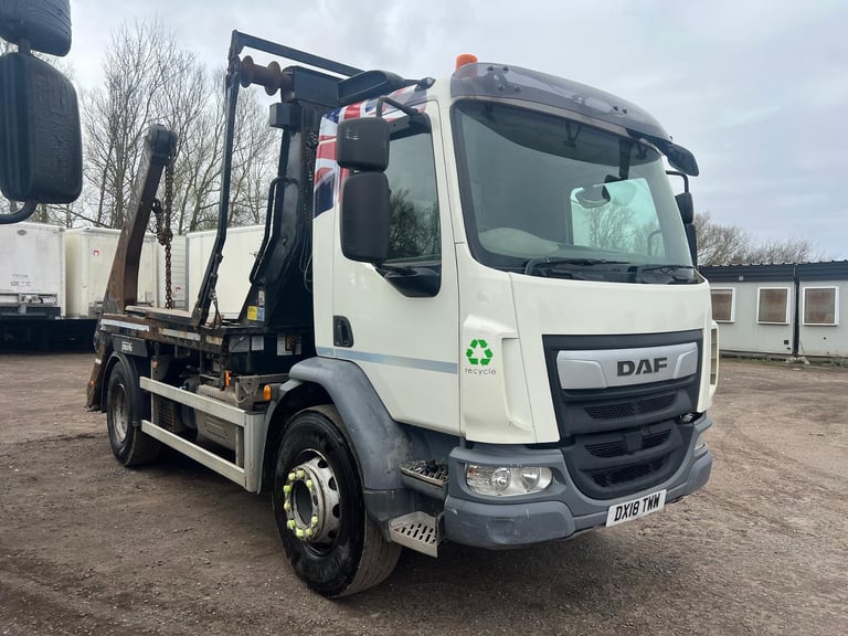 DAF TRUCKS LF 260 18 TONNE SKIP LORRY , LONG TEST APR 26