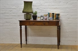 antique oak desk console table Victorian kitchen table
