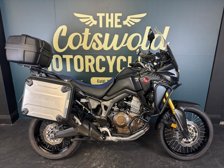 Honda CRF 1000L Africa Twin with full luggage