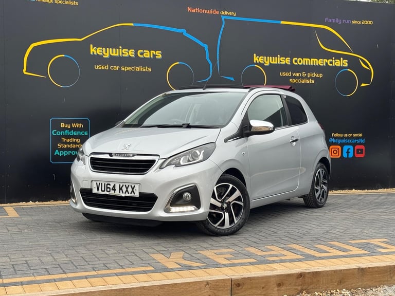 2014 Peugeot 108 1.2 VTi PureTech Allure Top! Euro 5 3dr HATCHBACK Petrol Manual