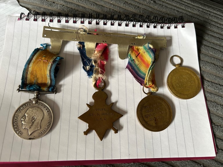 Old war medals 