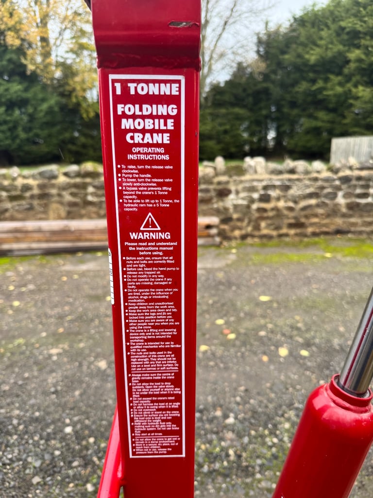 Kennedy 1 tonne folding mobile crane