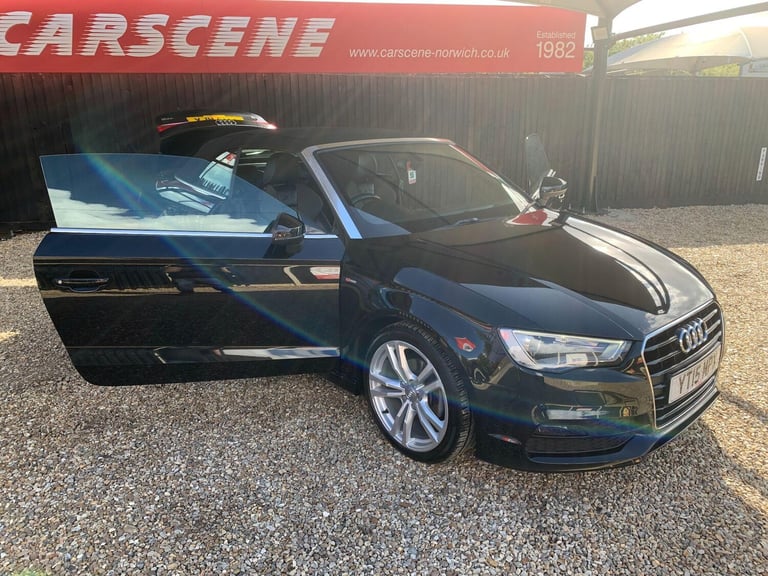 2015 Audi A3 Cabriolet 1.4 TFSI CoD S line Euro 6 (s/s) 2dr CONVERTIBLE Petrol Manual