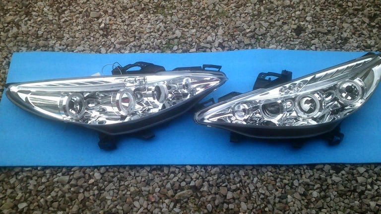 HEADLAMPS (PAIR) PEUGEOT 207- NEW - 2006 ONWARDS