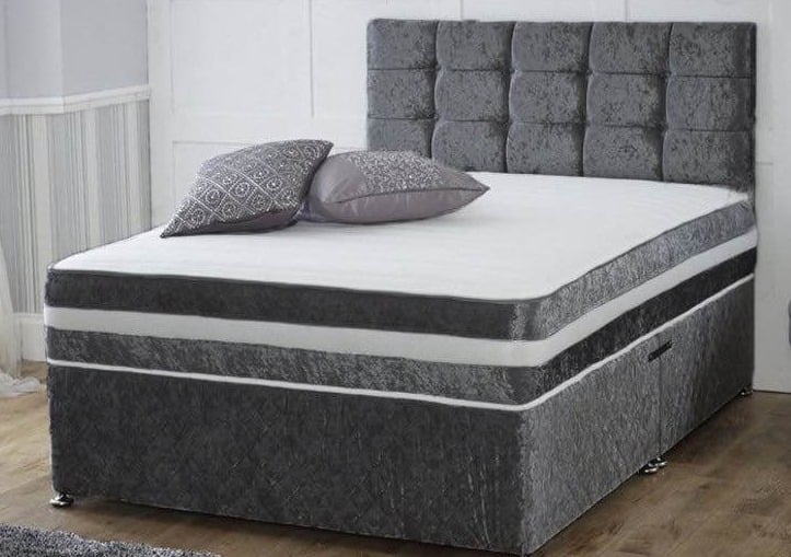 DOUBLE BED WITH DRAWERS MATTRESS AND HEADBOARD ALSO SINGLE/K.I.N.G