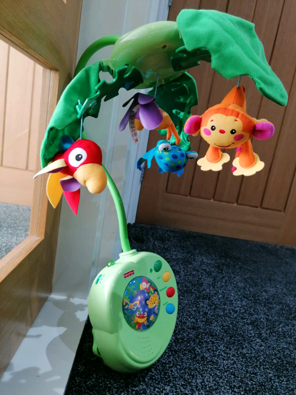 Fisher price hotsell jungle cot mobile