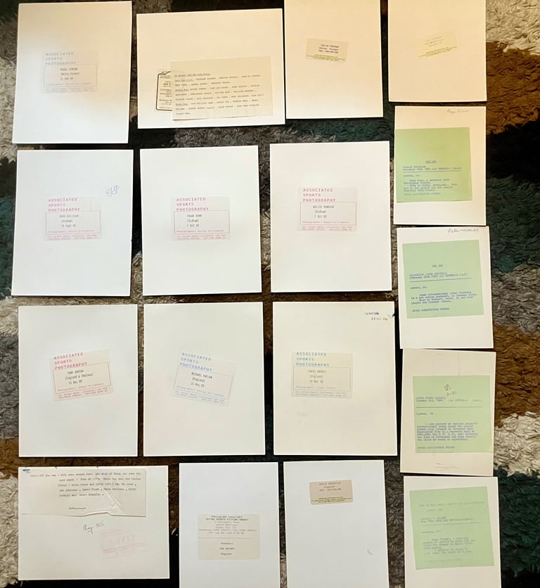 Original press photos - football 