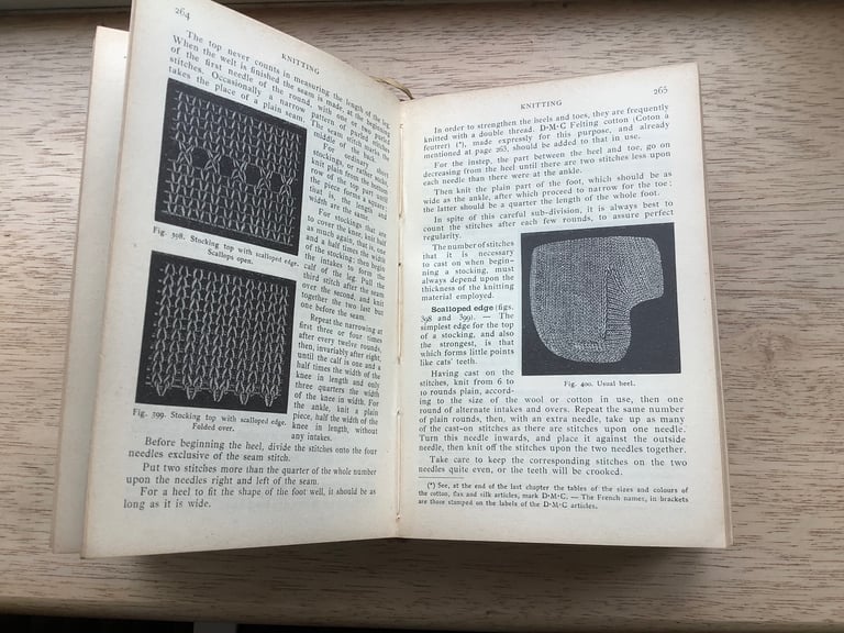 Vintage Sewing book: DMC/de Dillmont Encyclopedia of Needlework
