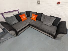 Grey DFS corner sofa refurbished ref:433