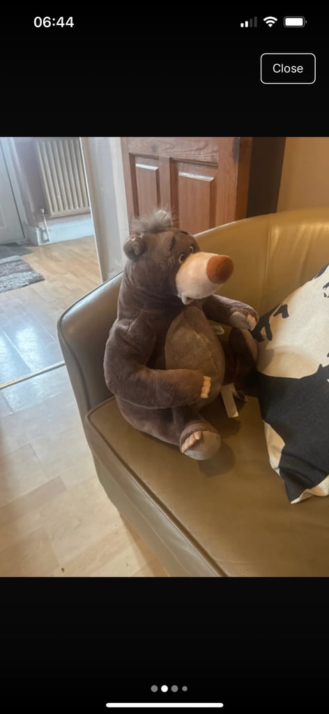 Plush toy: Baloo the Bear