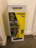 image for Marcher 18v strimmer with 2x batteries and charger