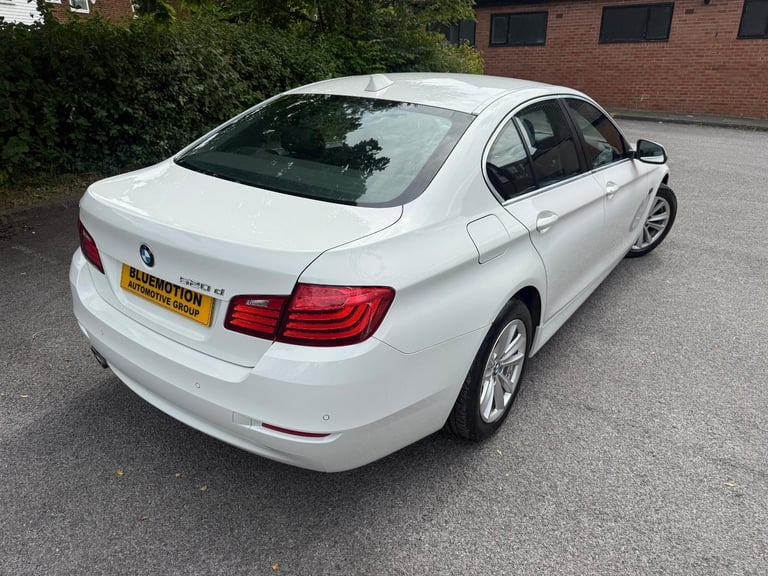 ✿2015/65 BMW 5 Series 520d [190] SE 4dr Step Auto, White ✿FSH ✿ONE OWNER✿