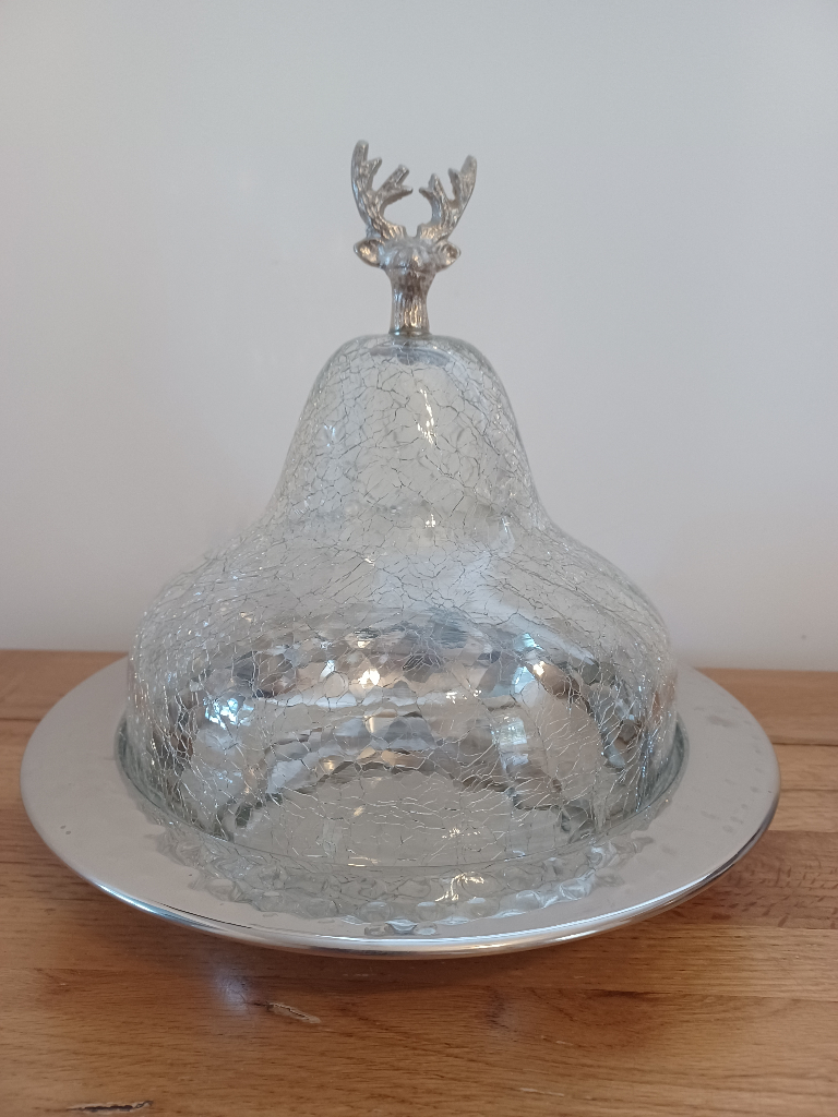 Stag galss ornamental plate and dish | in Taunton, Somerset | Gumtree