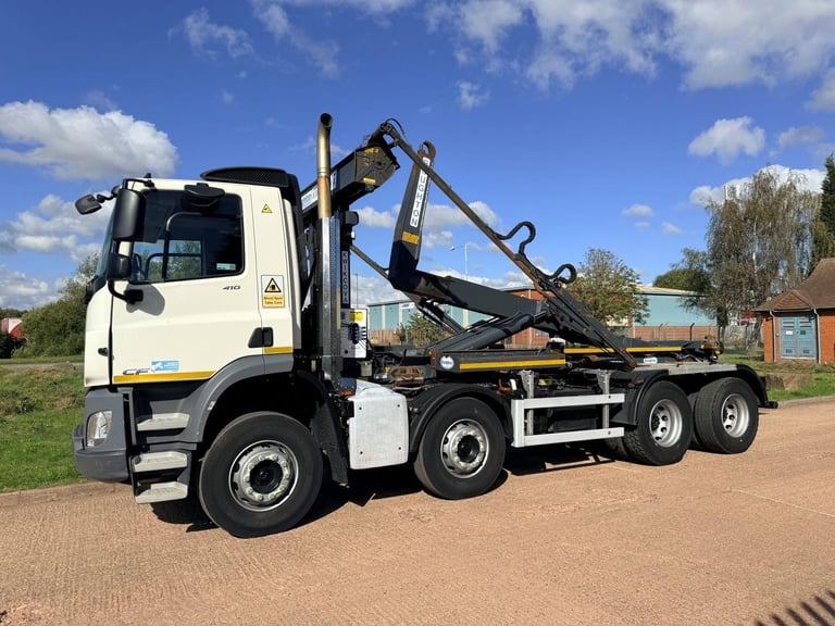 DAF CF 450 2020 (70) EURO 6, 8X4 HOOK LOADER, BOUGHTON EQUIPMENT