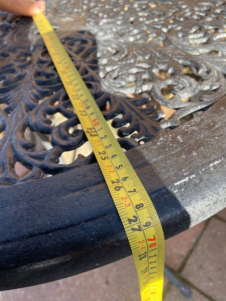 Vintage Metal Garden Table and Chairs Patio Furniture 