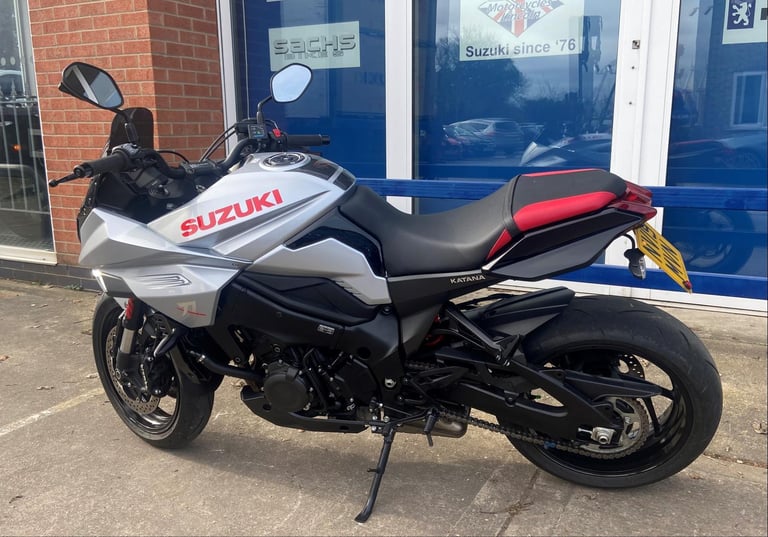 Suzuki GSXS 1000 Katana, only 7000 miles with Samurai extras.