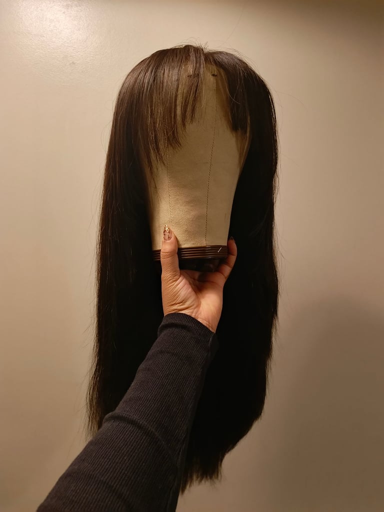Layered fringe wig