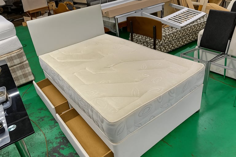 image for Comfortable Divan Bed with Storage and Mattress – Perfect Choice for Family Bedroom Comfort