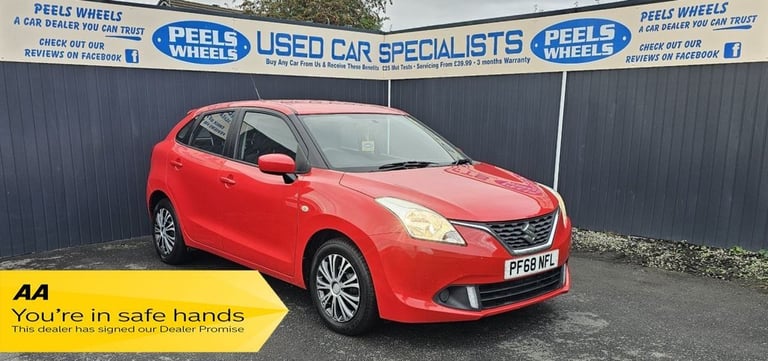 image for 2018 68 SUZUKI BALENO 1.2 DUALJET SZ3 HATCHBACK PETROL MANUAL EURO 6