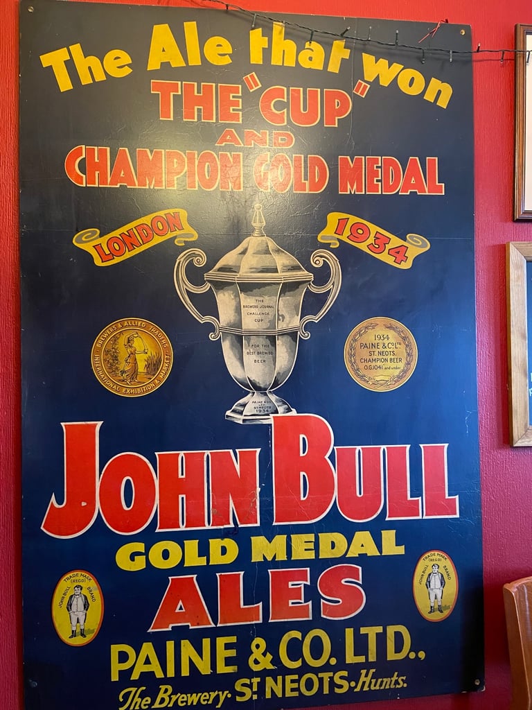 image for Very rare John Bull 1934 sign 