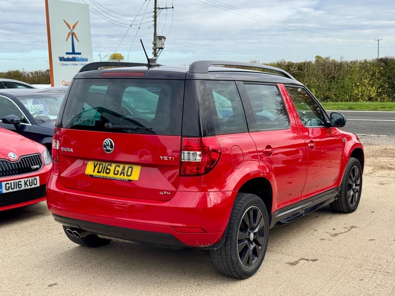 2016 Skoda Yeti 2.0 TDI Monte Carlo 4WD Euro 6 (s/s) 5dr HATCHBACK Diesel Manual