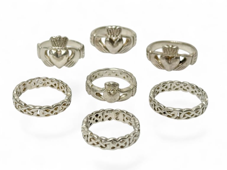image for Silver Celtic rings