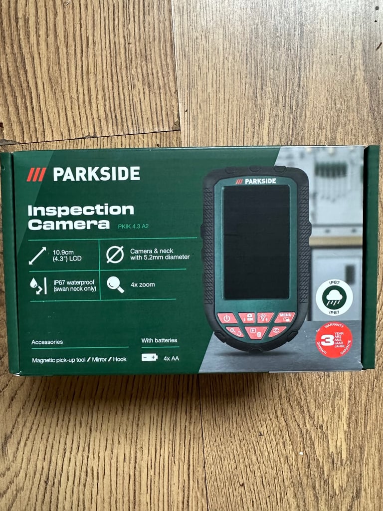 image for Parkside inspection camera new tools 