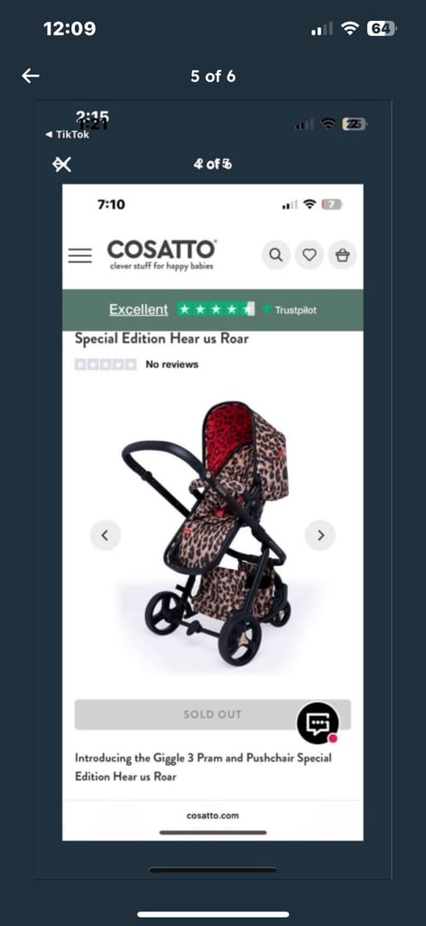 Paloma faith cosatto limited edition pram 