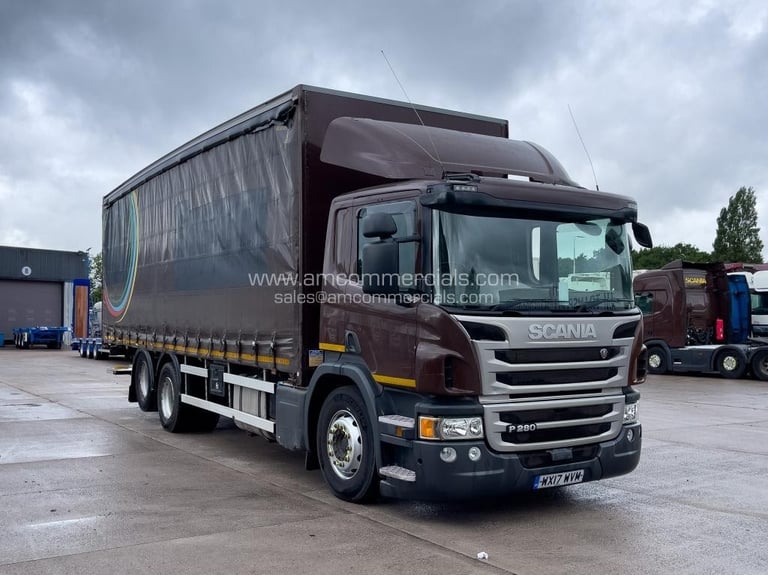 2017 (17) SCANIA P280 6X2 TAG CURTAINSIDE