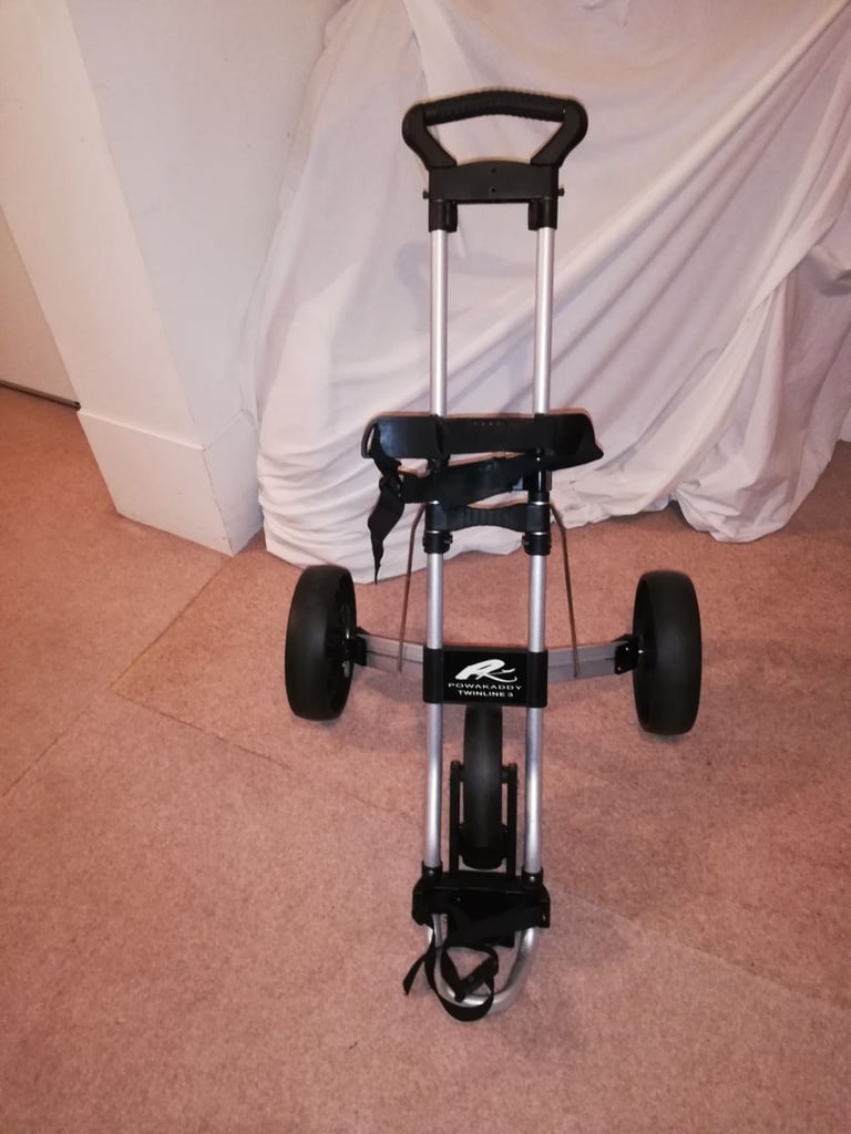 image for Powakaddy twinline 3 -  3 wheel golf trolley 