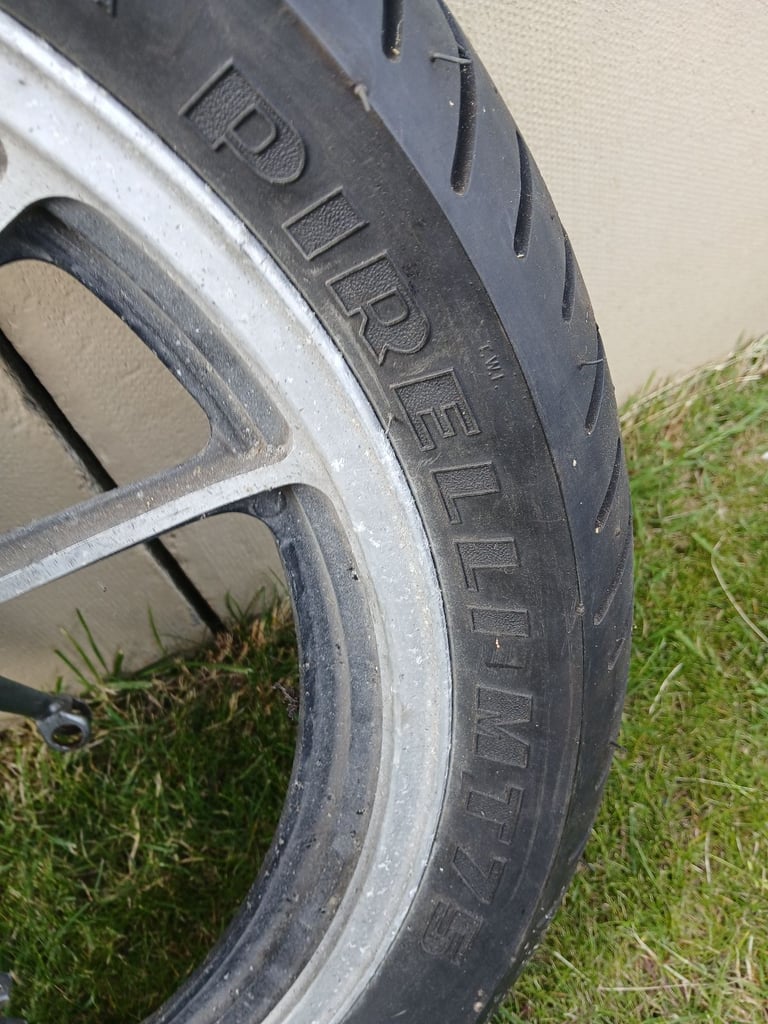 Suzuki motorcycle wheel 