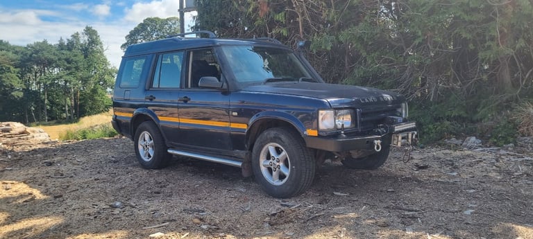 2001 land rover discovery td5  and transporter trailer 