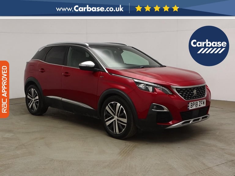 2018 Peugeot 3008 2.0 BlueHDi GT SUV 5dr Diesel EAT Euro 6 (s/s) (180 ps) SUV DIESEL Automatic
