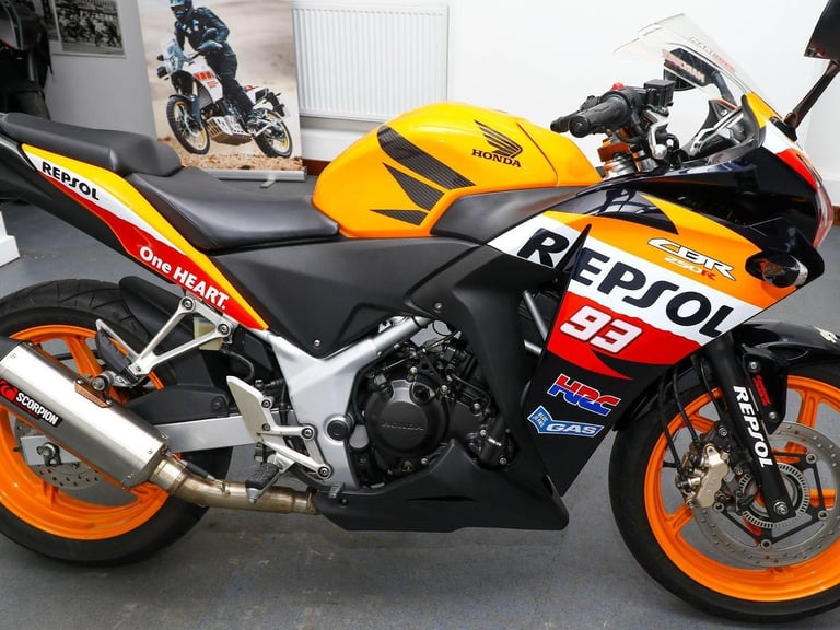 2013, '13 Honda CBR250R Repsol. Only 6,440 Miles. A2 Legal. Lovely Bike. £2,495