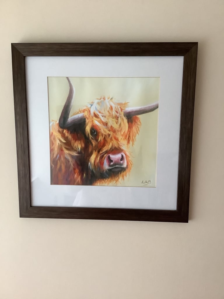 Highland Cow painting 
