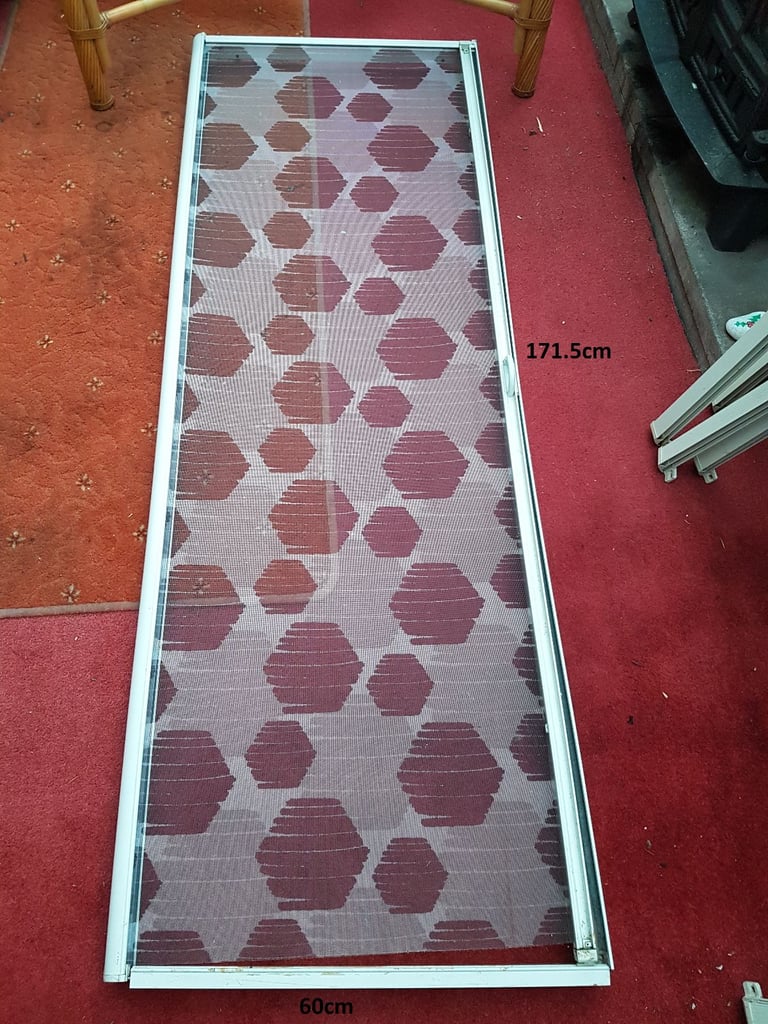 Main door fly nets for camper, caravan, motorhome or boat.