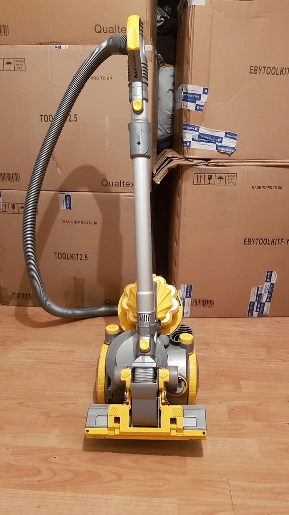 yellow Dyson Dc08 pull along hoover Cylinder vacuum cleaner bagless tools 1 week gu