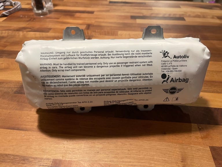 Mini Cooper S R60 R61 countryman passenger airbag 
