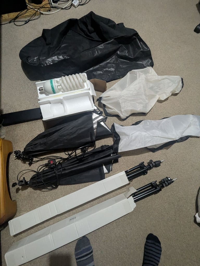 2x Softbox Lighting Kit – Photography & Video Studio Lights